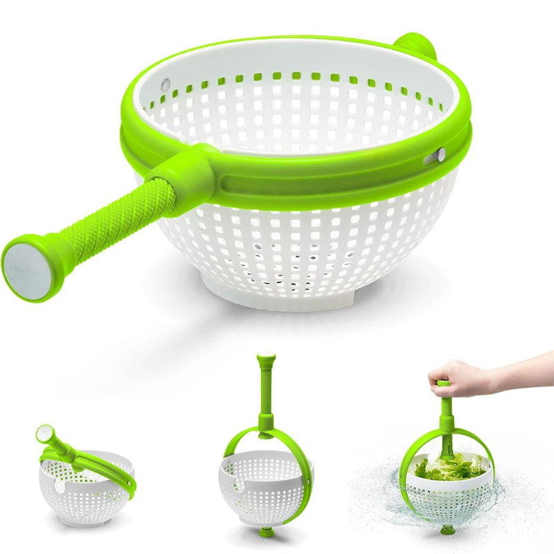 Salad Spinner - Large Capacity Salad Spinner 2 in