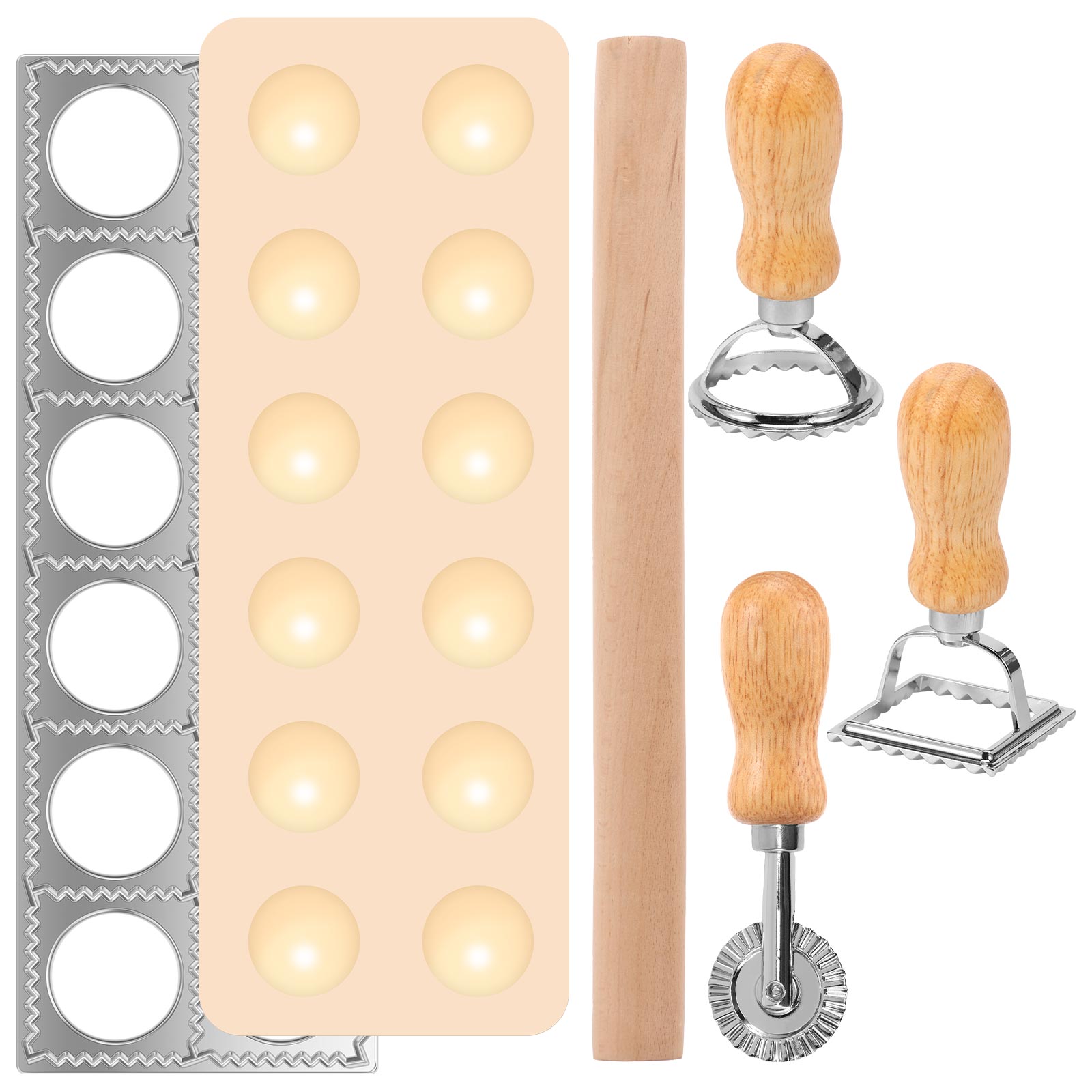 Kitchen Gadgets Under $10 - 4/5/7Pc Ravioli Maker Mold Set 10/12