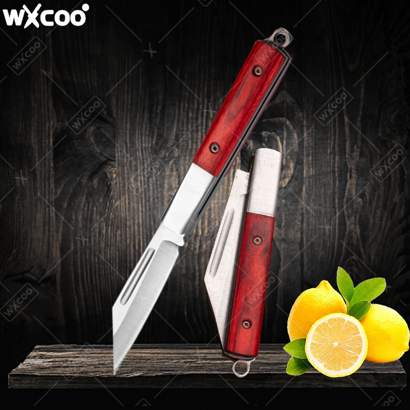 Kitchen Gadgets Latest - Stainless Steel Pocket Knife Rosewood Handle