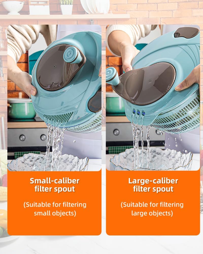4.24 Quart Salad Spinner, prac - Salad Spinner ulasan dan harga