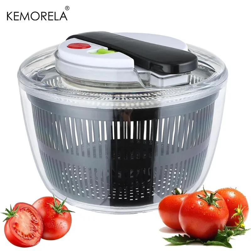 KEMORELA 3L Vegetable Spinner  - Salad Spinner ulasan dan harga