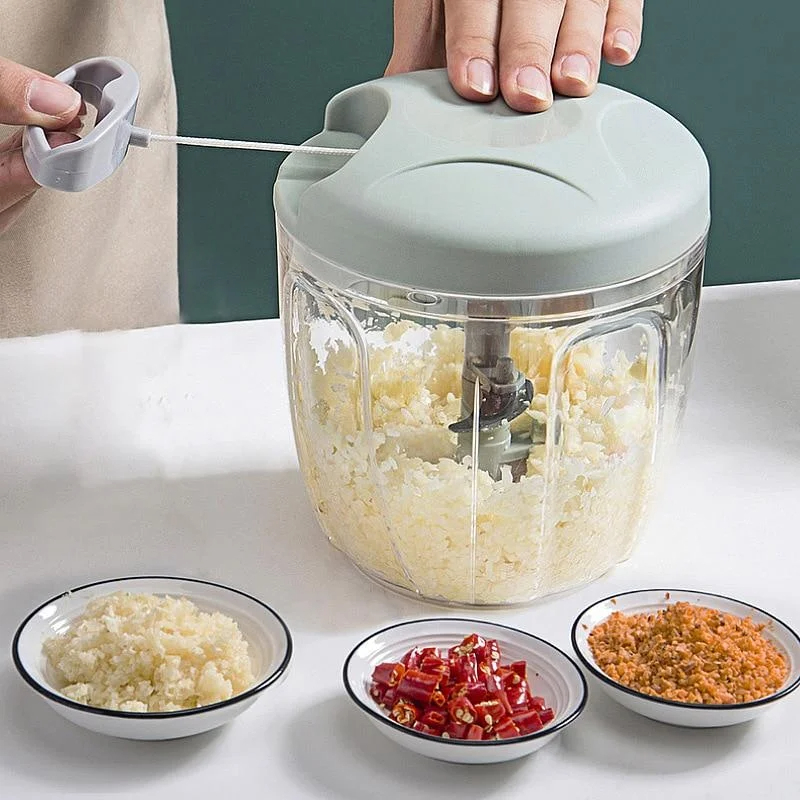 500/900ML Hand Chopper Manual  - Salad Spinner ulasan dan harga