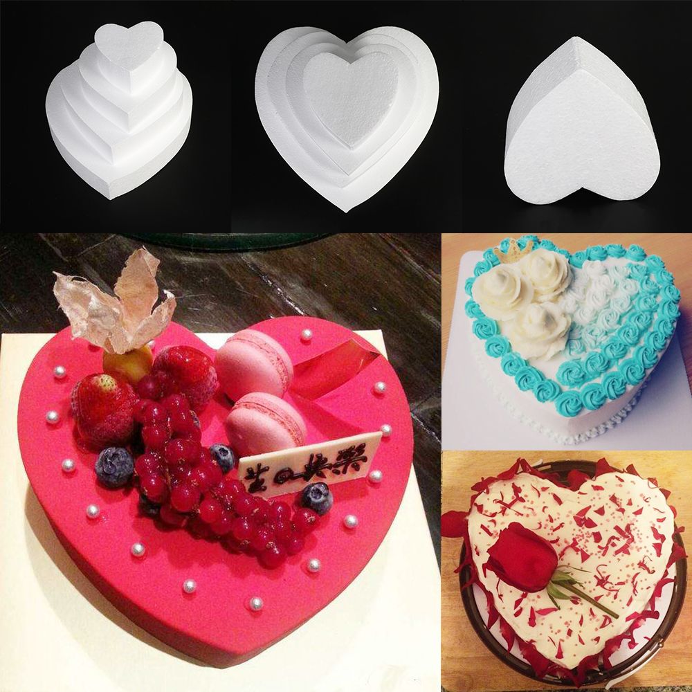 4/6/8/10 inch Heart/Round  Sha - Kitchen Gadgets Under $10 ulasan dan harga