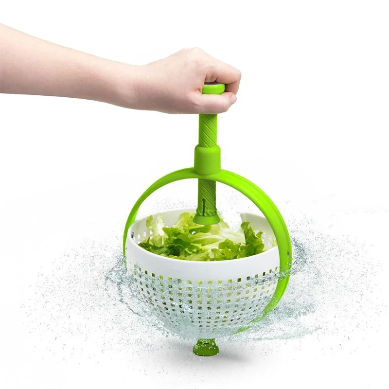 Large Capacity Salad Spinner 2 - Salad Spinner ulasan dan harga