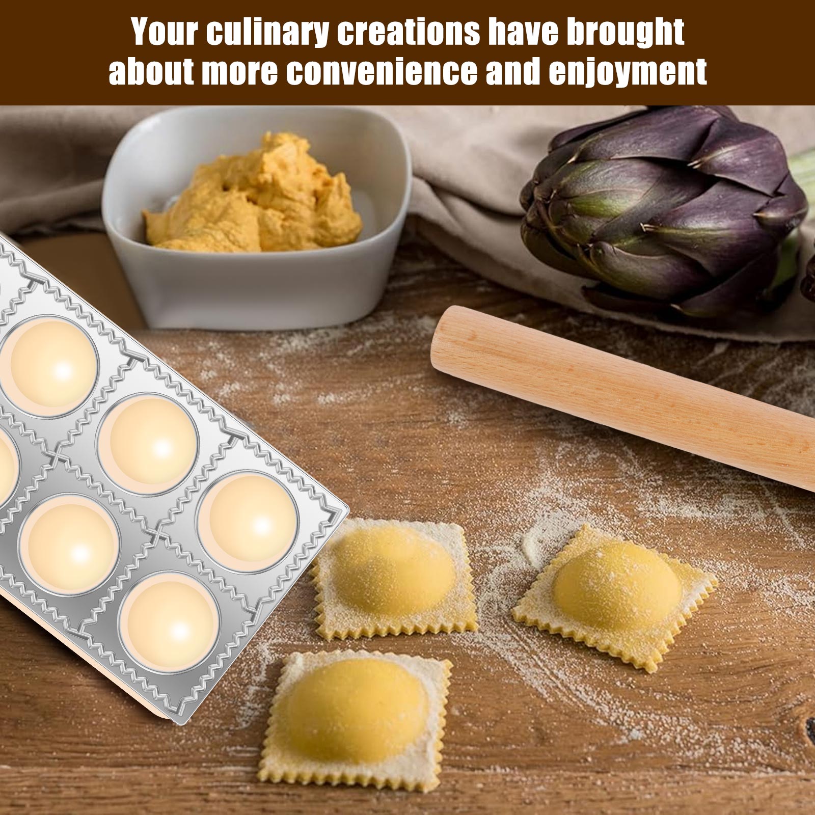 4/5/7Pc Ravioli Maker Mold Set - Kitchen Gadgets Under $10 ulasan dan harga