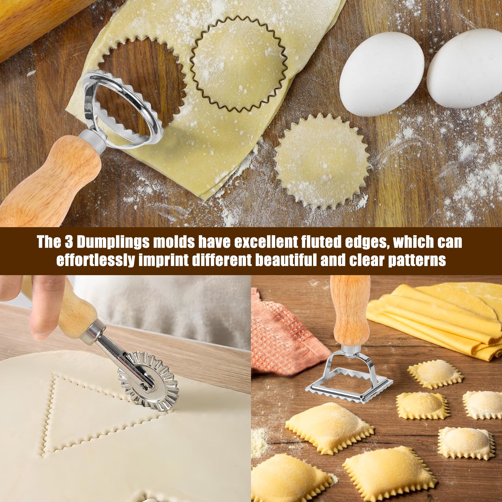 4/5/7Pc Ravioli Maker Mold Set - Kitchen Gadgets Under $10 ulasan dan harga