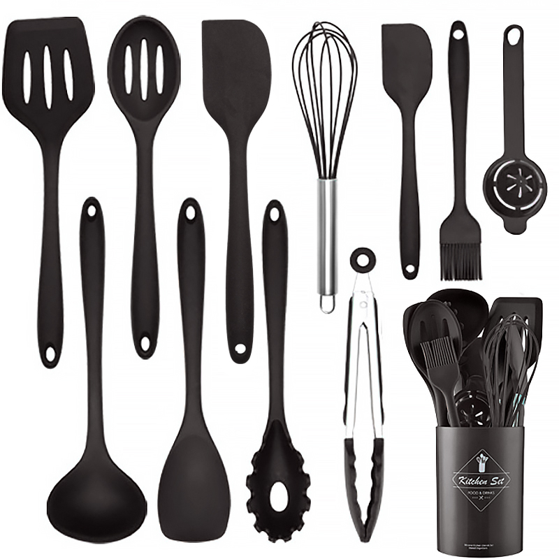 12Pcs Silicone Cooking Utensil - Kitchen Gadgets Under $10 ulasan dan harga