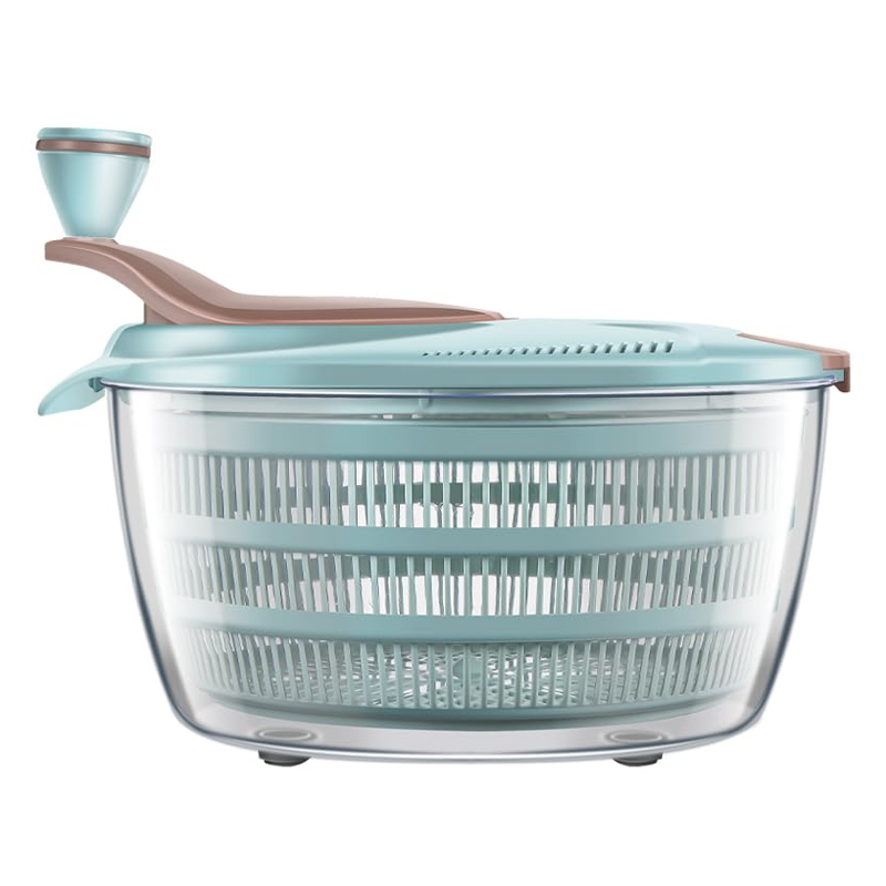 Lettuce Spinner with Double Dr - Salad Spinner ulasan dan harga