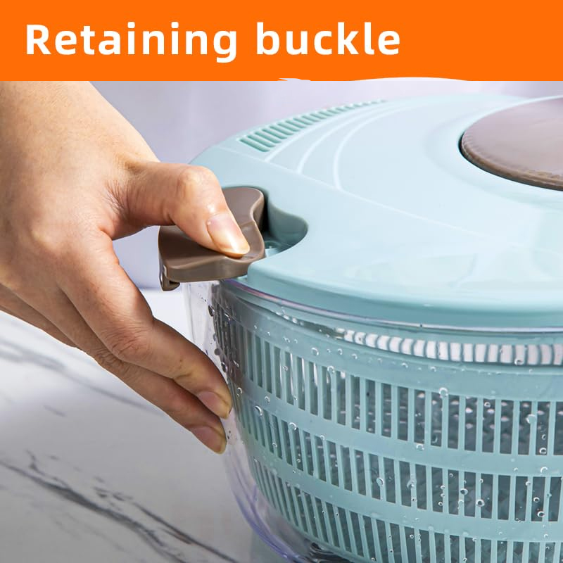 Lettuce Spinner with Double Dr - Salad Spinner ulasan dan harga