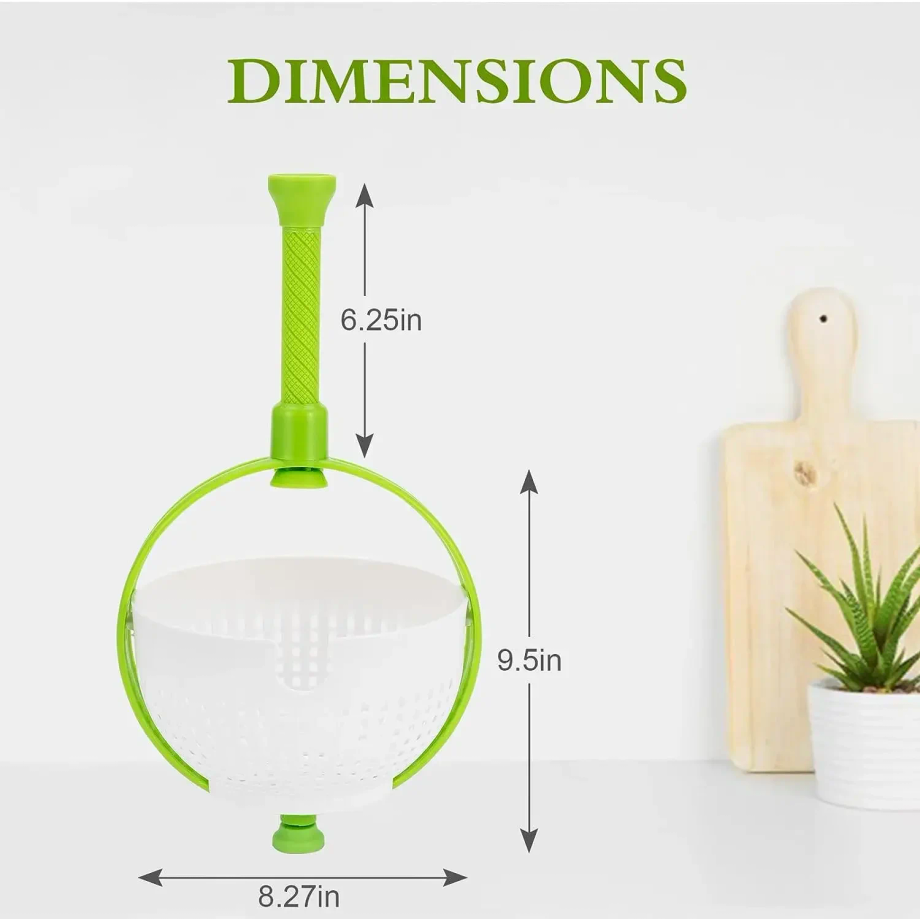 Folding Drainer Basket Fruit & - Salad Spinner ulasan dan harga