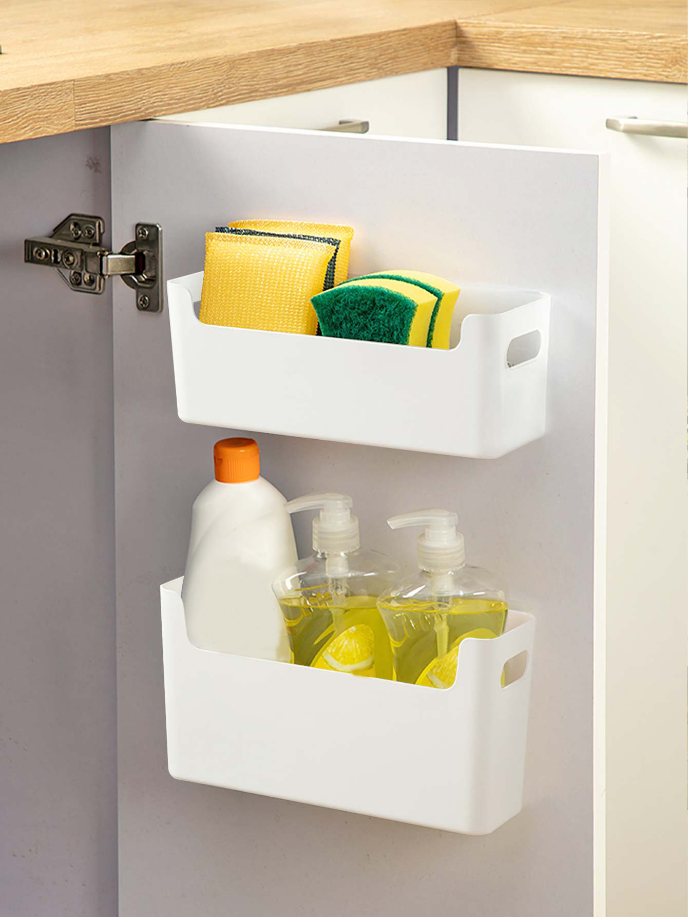 Punch Free Cabinet Door Organi - Kitchen Gadgets Gifts ulasan dan harga