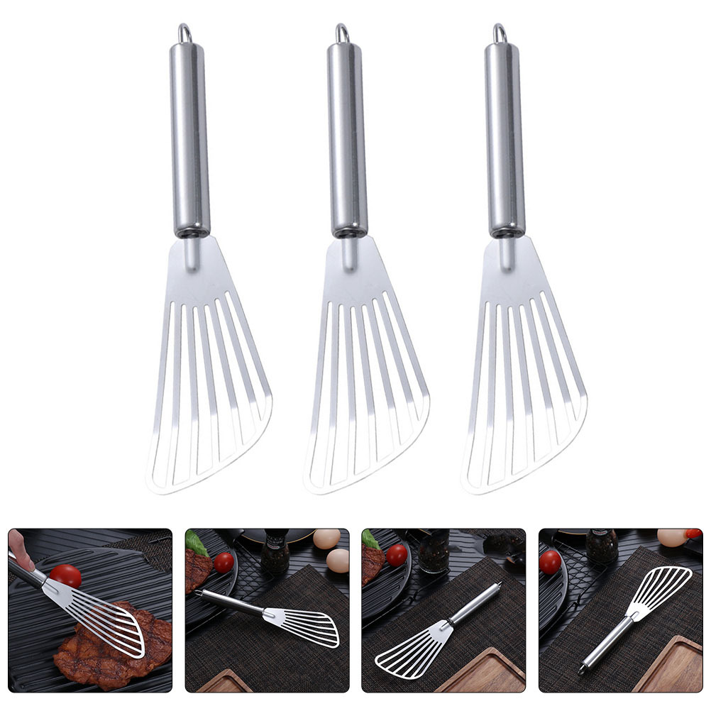 3pcs Stainless Steel Spatula F - Kitchen Gadgets Gifts ulasan dan harga