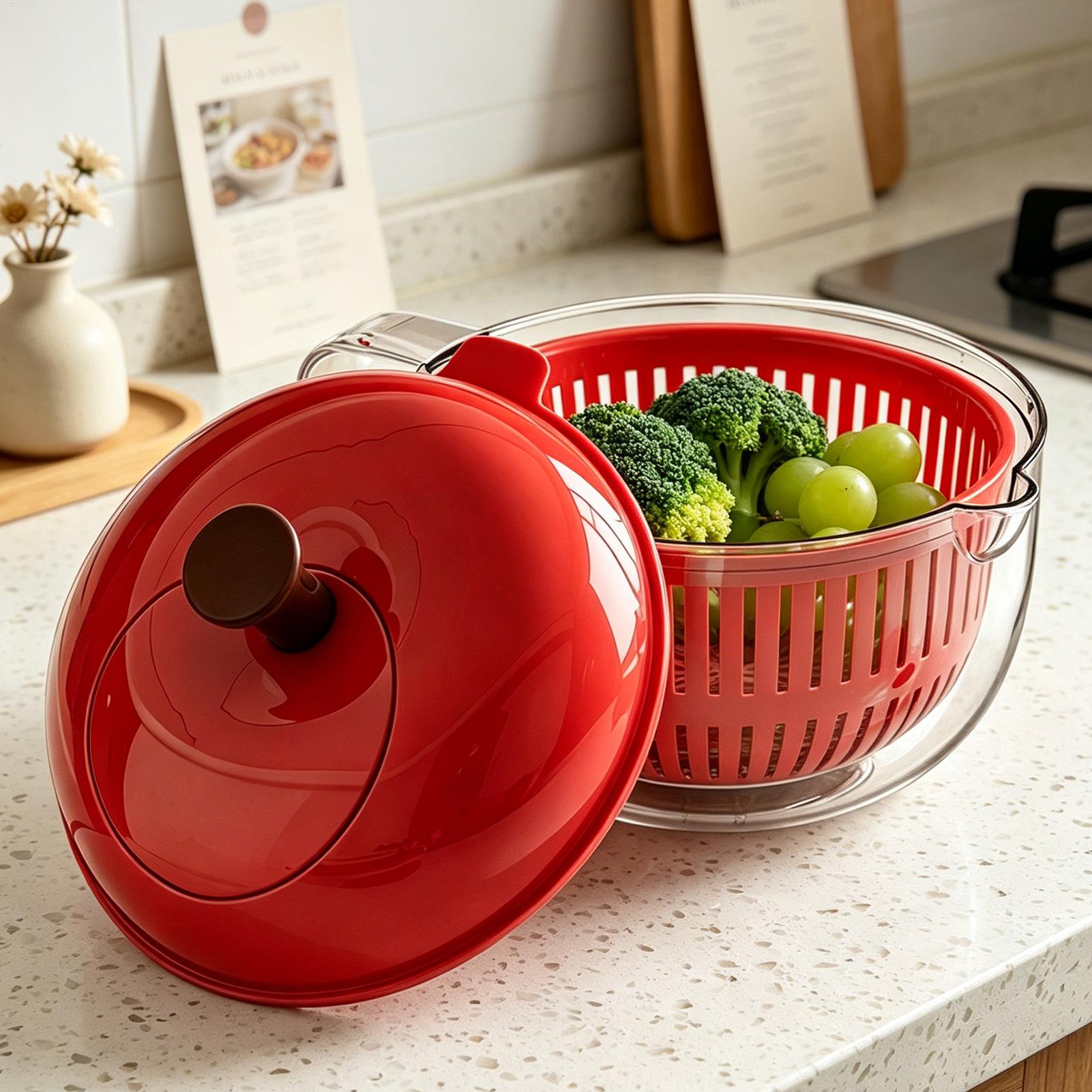 Fruit Cleaner Bowl Strainer Cl - Salad Spinner ulasan dan harga