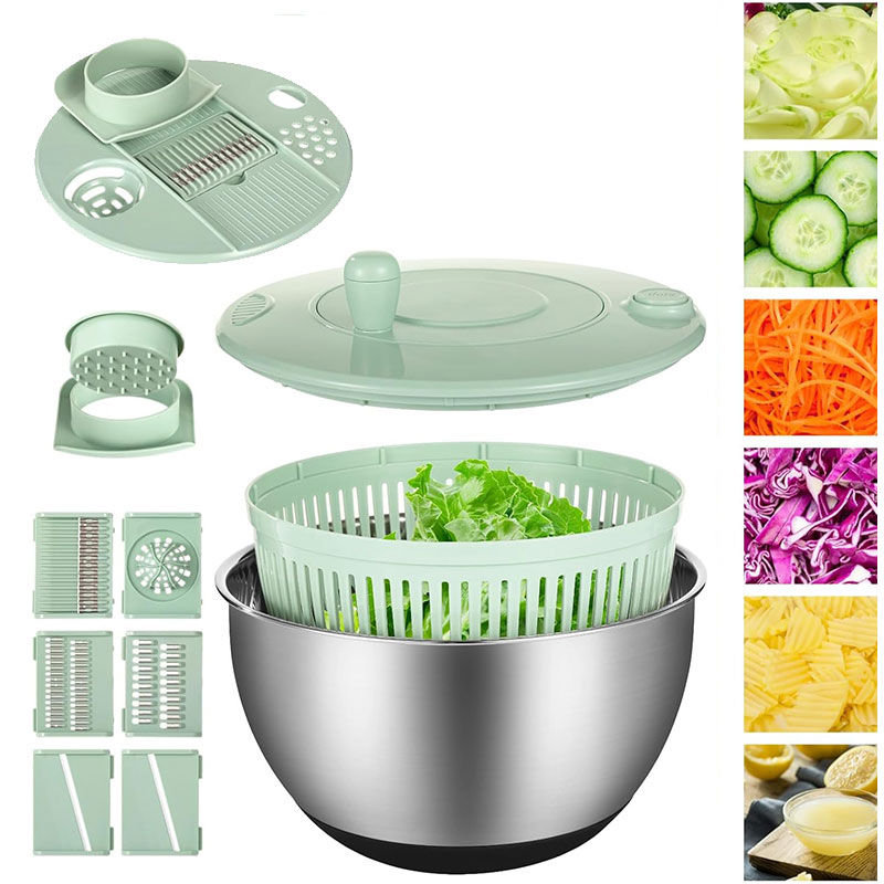 Stainless Steel Salad Spinner  - Salad Spinner ulasan dan harga