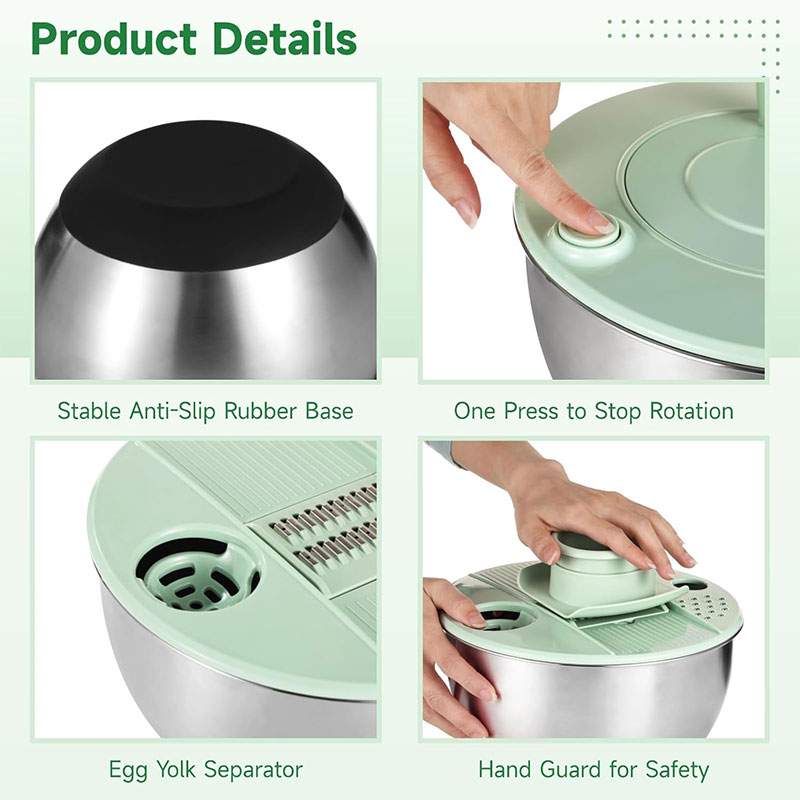 Stainless Steel Salad Spinner  - Salad Spinner ulasan dan harga